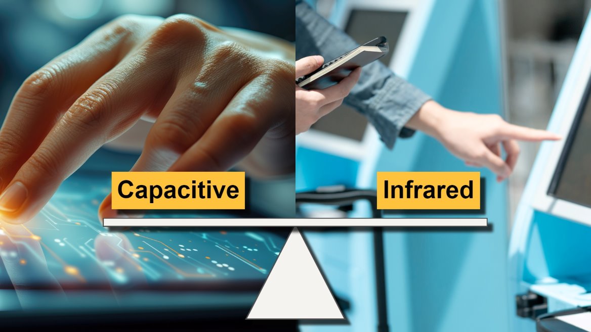 Differences between capacitive and infrared touch screens